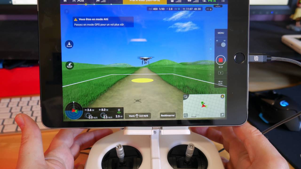DJI Phantom 3 - simulateur de vol