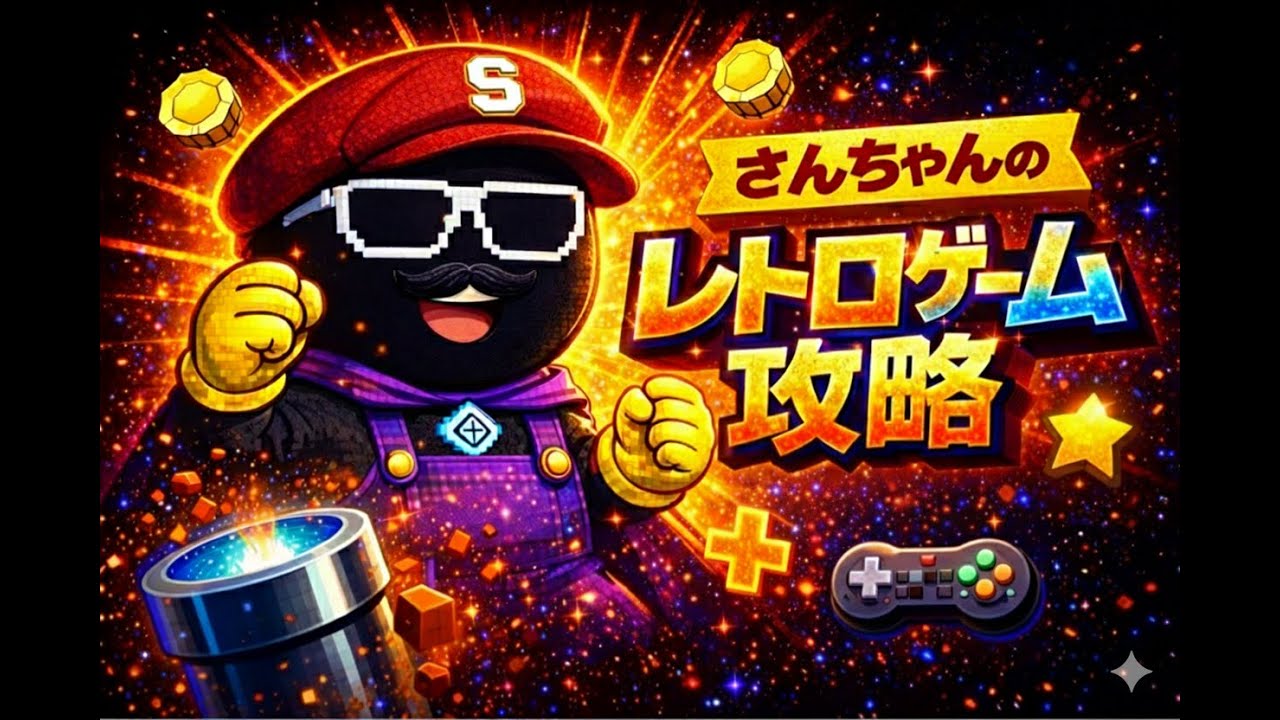 さんちゃんのレトロゲーム攻略 Newスーパーマリオブラザーズ U #20  😎2026.2.3