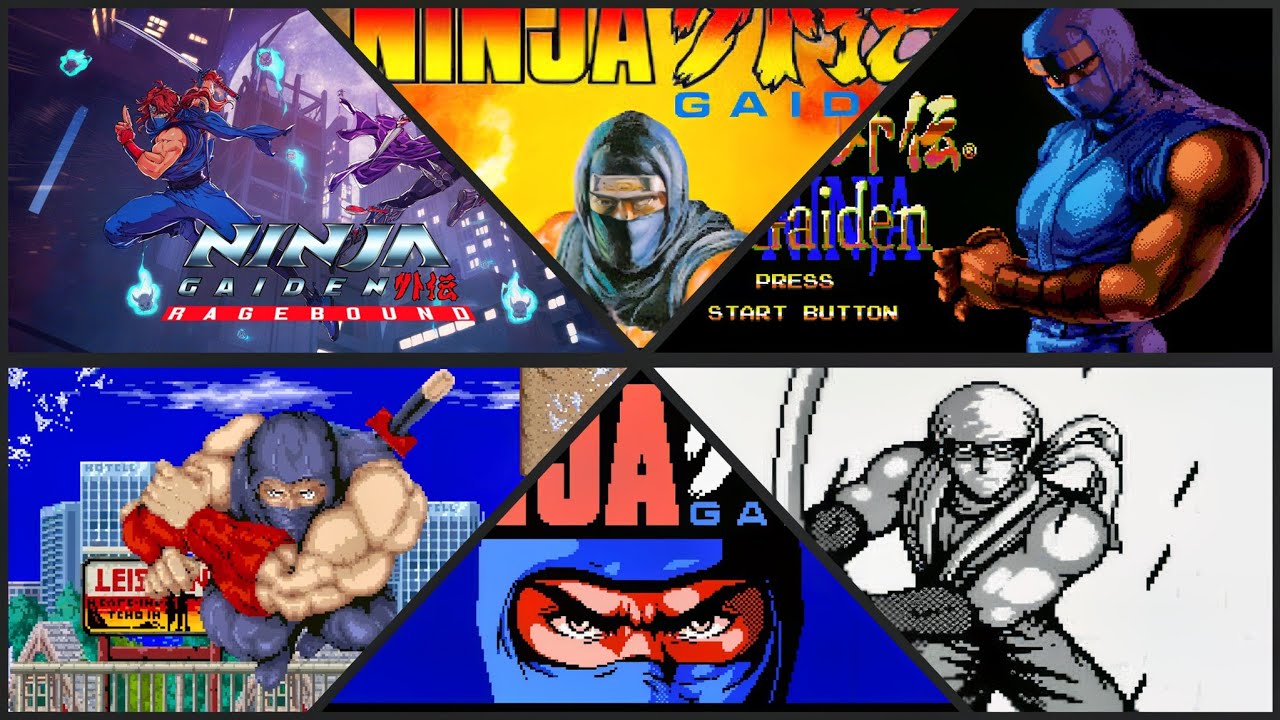Ninja Gaiden - All 2D Games Endings - Final Bosses
