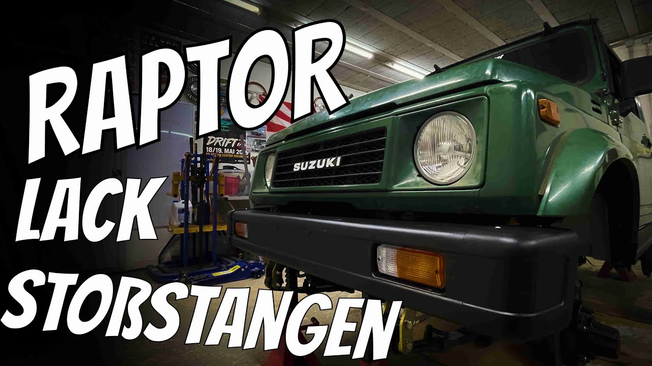 RAPTOR Lackierung der Stoßstangen! | TOP ERGEBNIS! | SUZUKI SAMURAI | JDM & DIRT