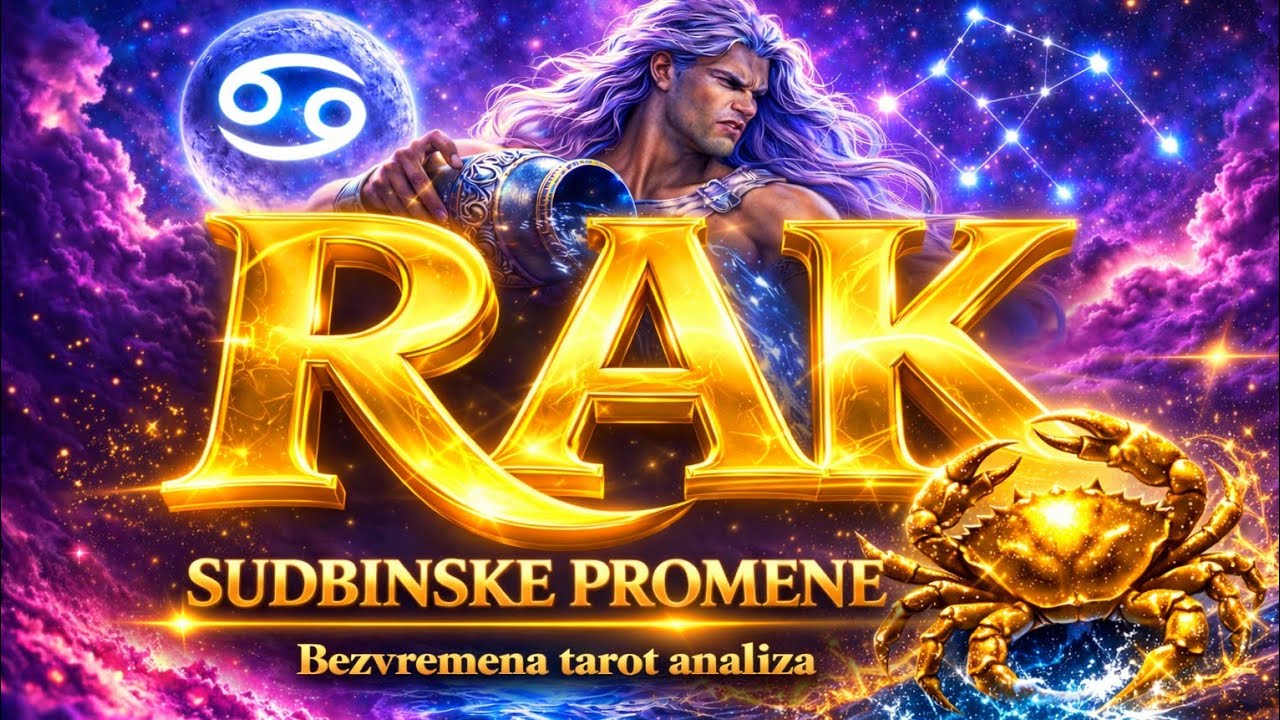 RAK 🦀 SUDBINSKE PROMENE 🦀 Blagodeti  univerzuma stižu! 💯🌞💥