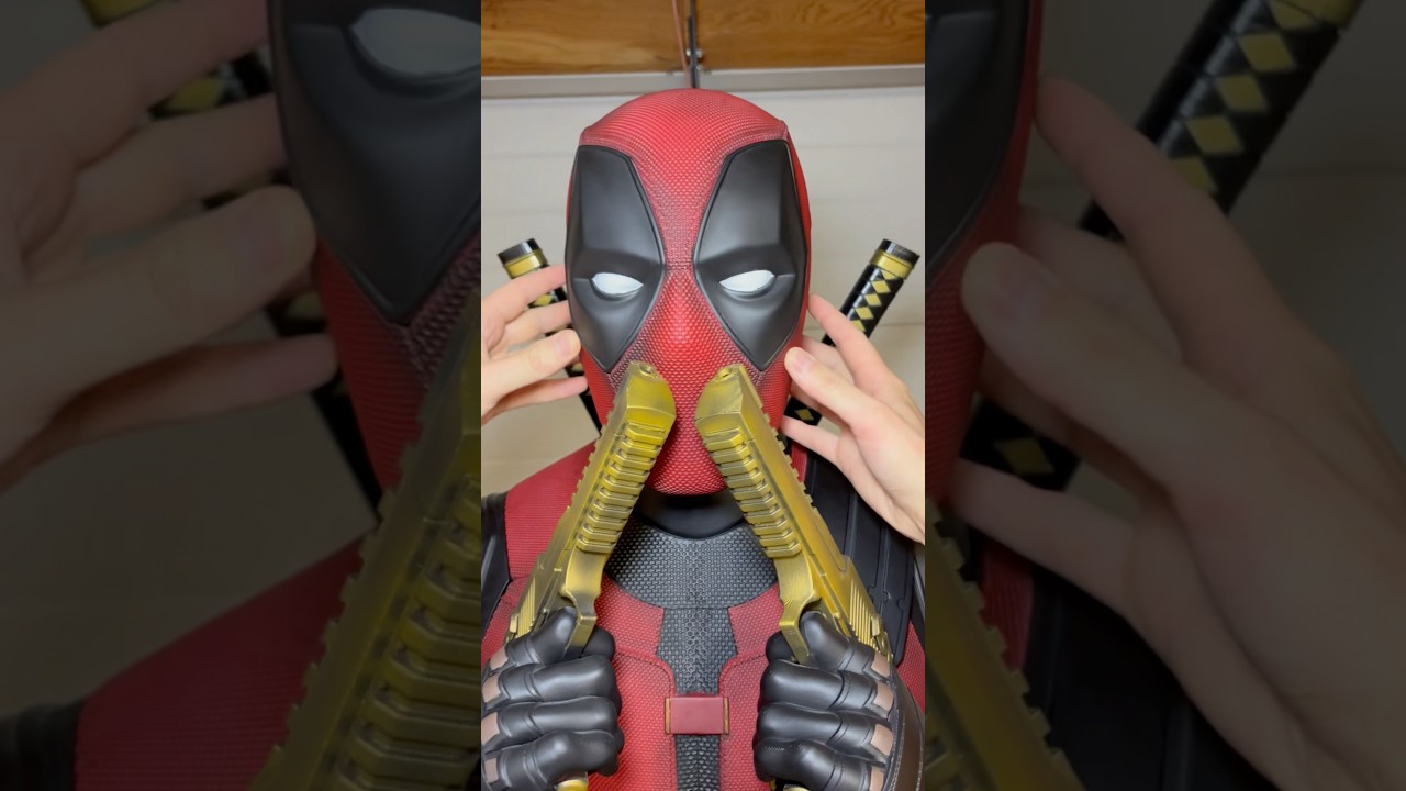 1:1 #Lifesize #Deadpool #Statue #3Dprinted at Home. #Wolverine Next? #Marvel #3dprinting #do3d #stl