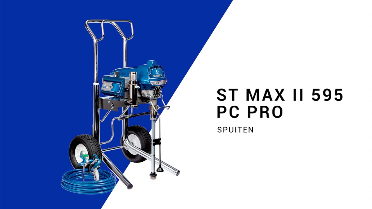 Tutorial ST Max II 595 PC Pro: spuiten met uw verfspuittoestel