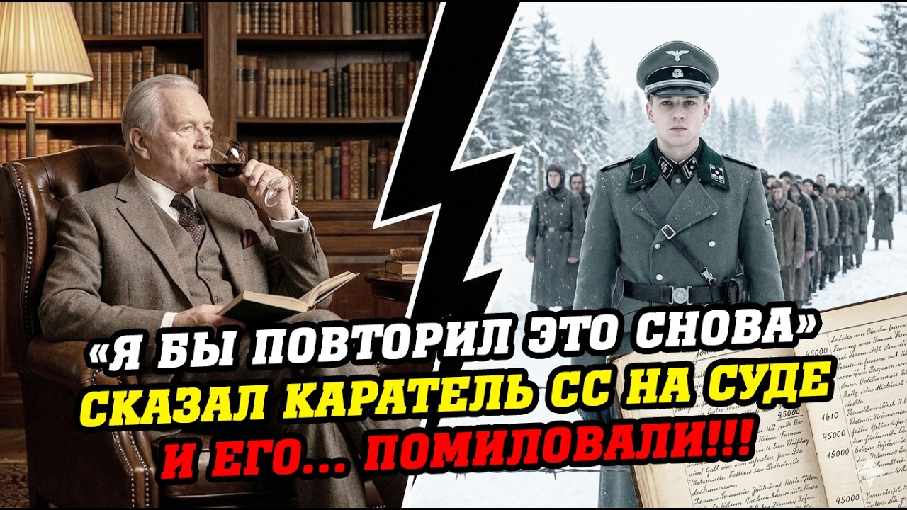 Он был КАРАТЕЛЕМ СС... а стал МИЛЛИОНЕРОМ! «Я БЫ ПОВТОРИЛ ЭТО СНОВА!» - сказал он и его помиловали!!