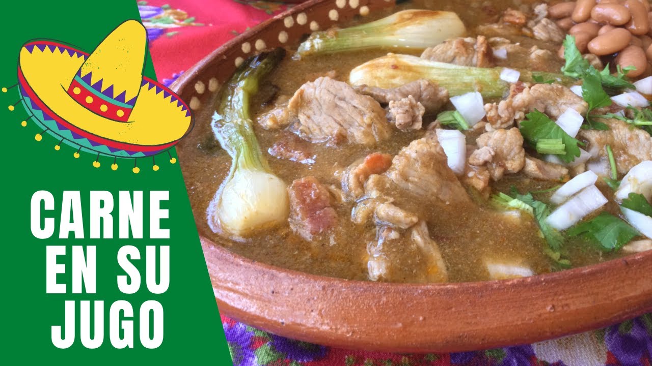 CARNE EN SU JUGO reconfortante y sustanciosa