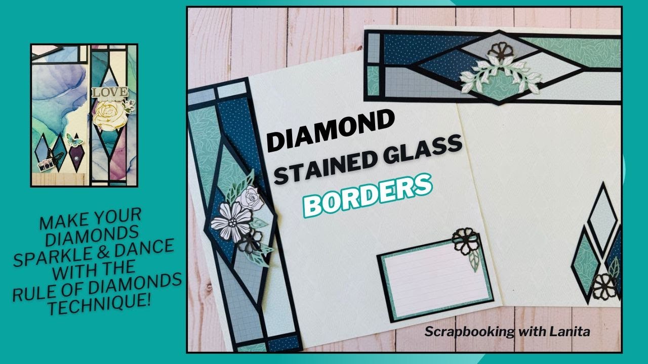 Diamond Stained-Glass Borders