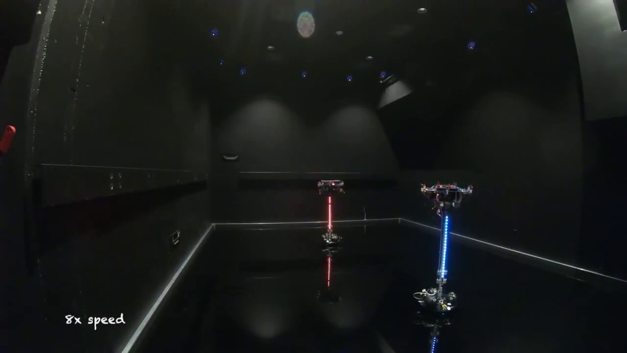 Happy Holidays from Caltech's Autonomous Robotics and Control Lab (Spacecraft Sliding and Dancing)