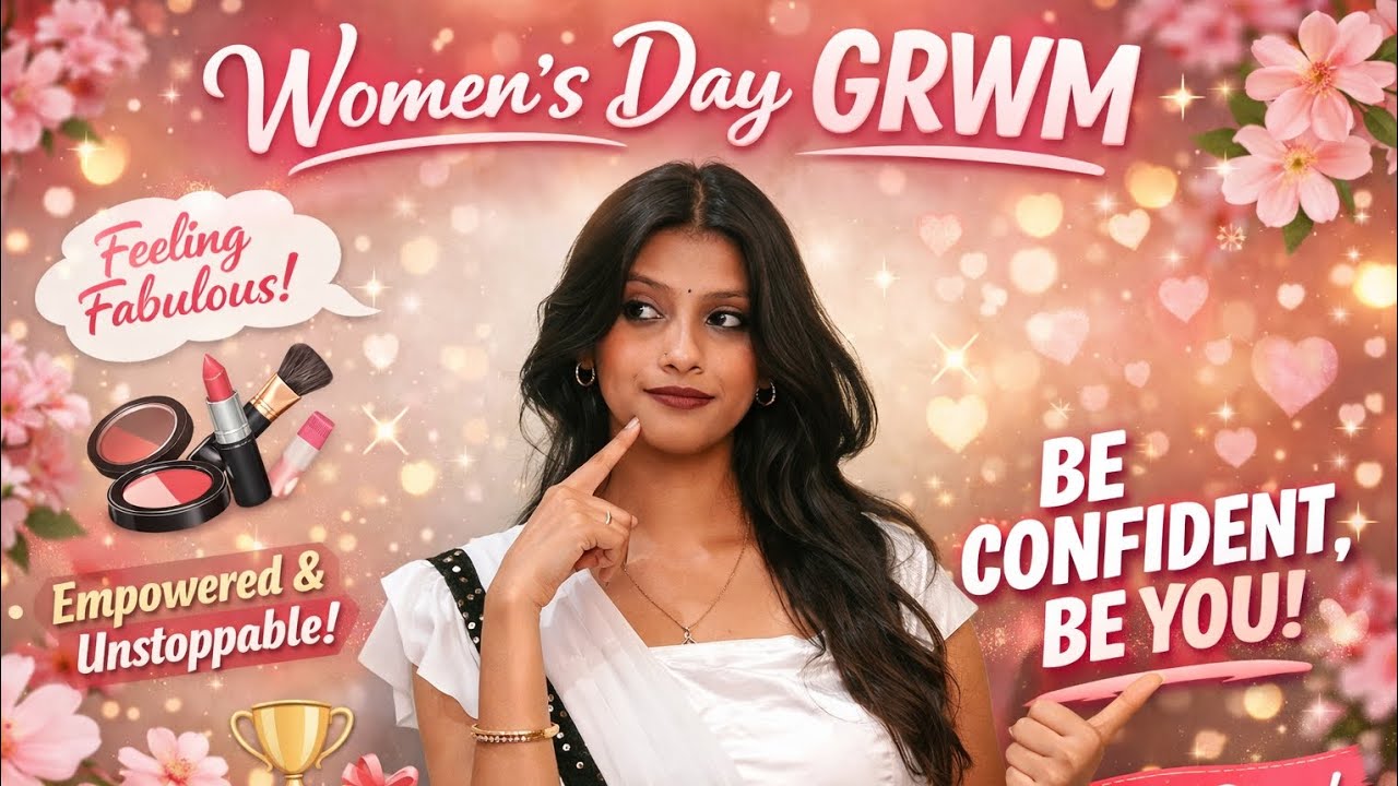A love letter to myself (and you) 🎀 | Women's Day GRWM#dailyvlog #grwm 