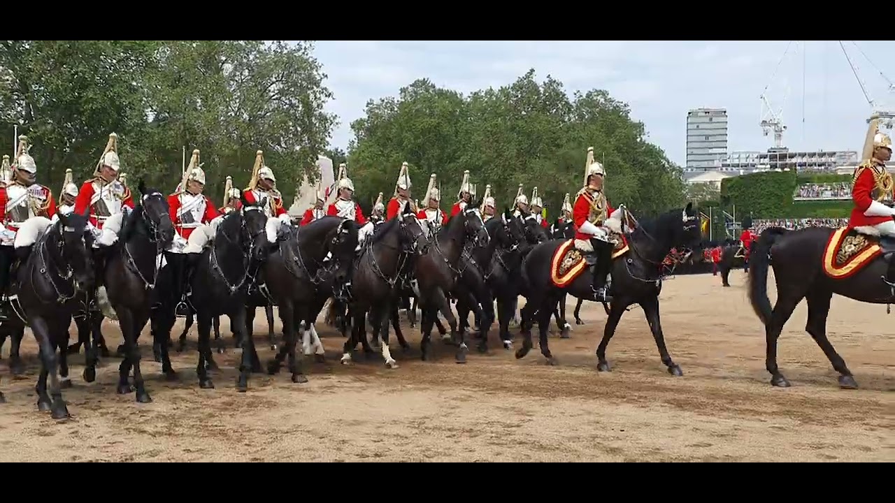 Household Cavalry at Trooping the Colour 2023.