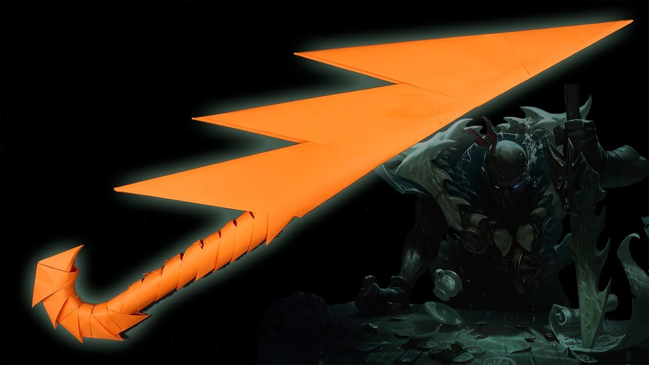 New Origami paper Sword - Pyke Sword