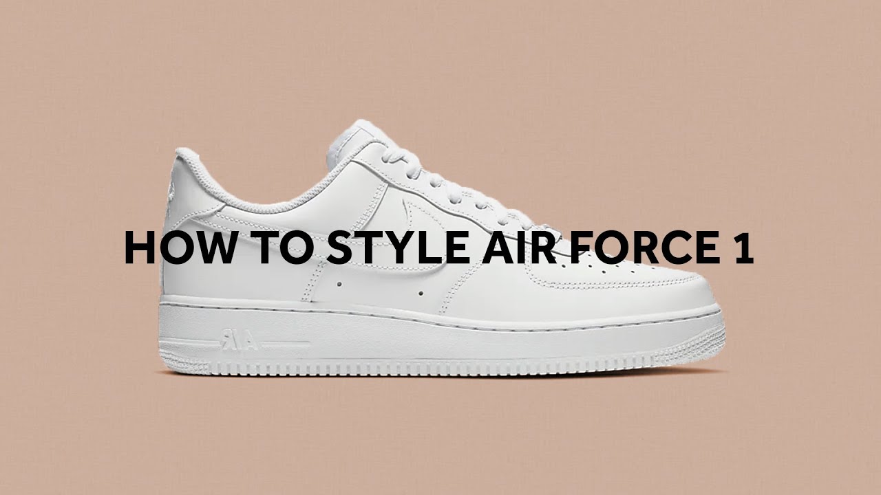 Как стилизовать кроссовки Nike Air Force 1
