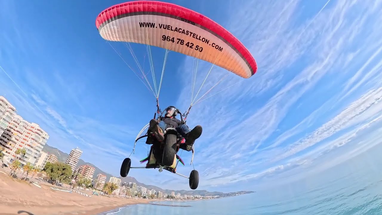 que flipada de vuelo en tandem
