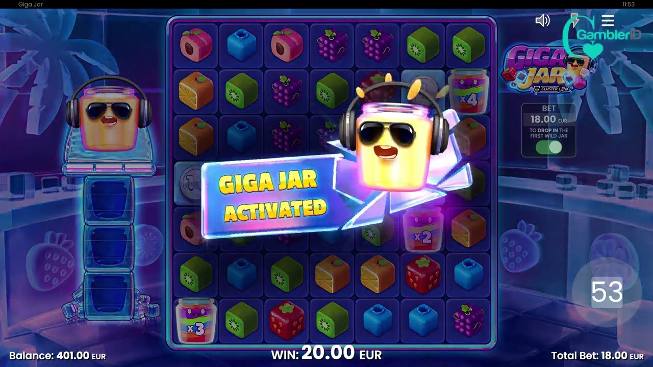 Giga Jar Cluster Link by Push Gaming Video Review | GamblerID