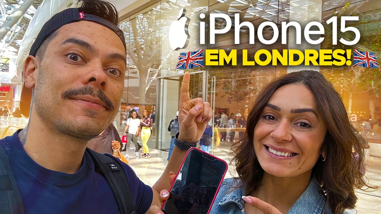 É por isso que a MAIORIA tem IPHONE aqui em LONDRES!