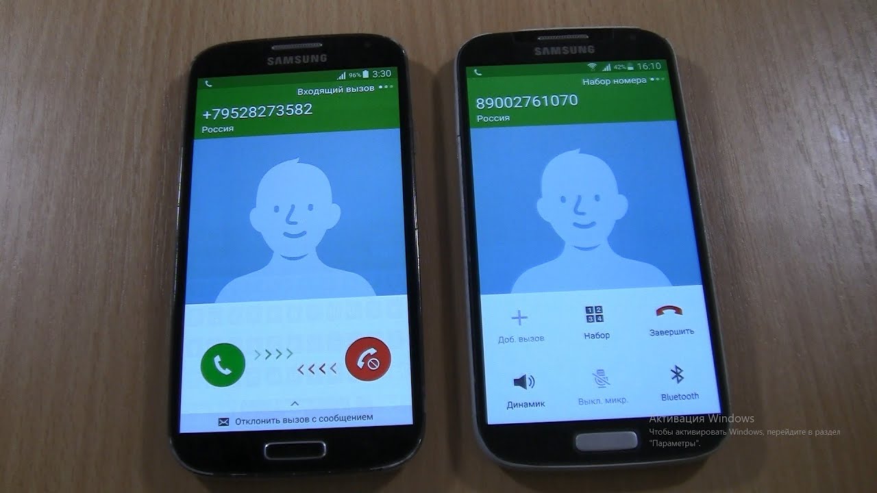 Incoming & Outgoing call at the Same Time:Samsung Galaxy S4 LTE GT I9505 Black Edition & S4  I9500