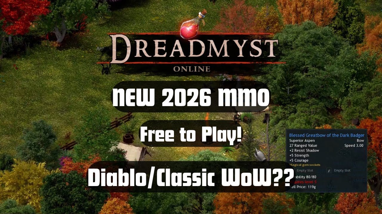 This is DreadMyst - Brand new Isometric MMO
