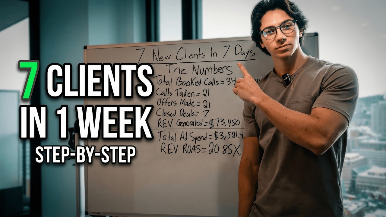 How I Closed 7 SMMA Clients in 1 Week (Step-by-Step)