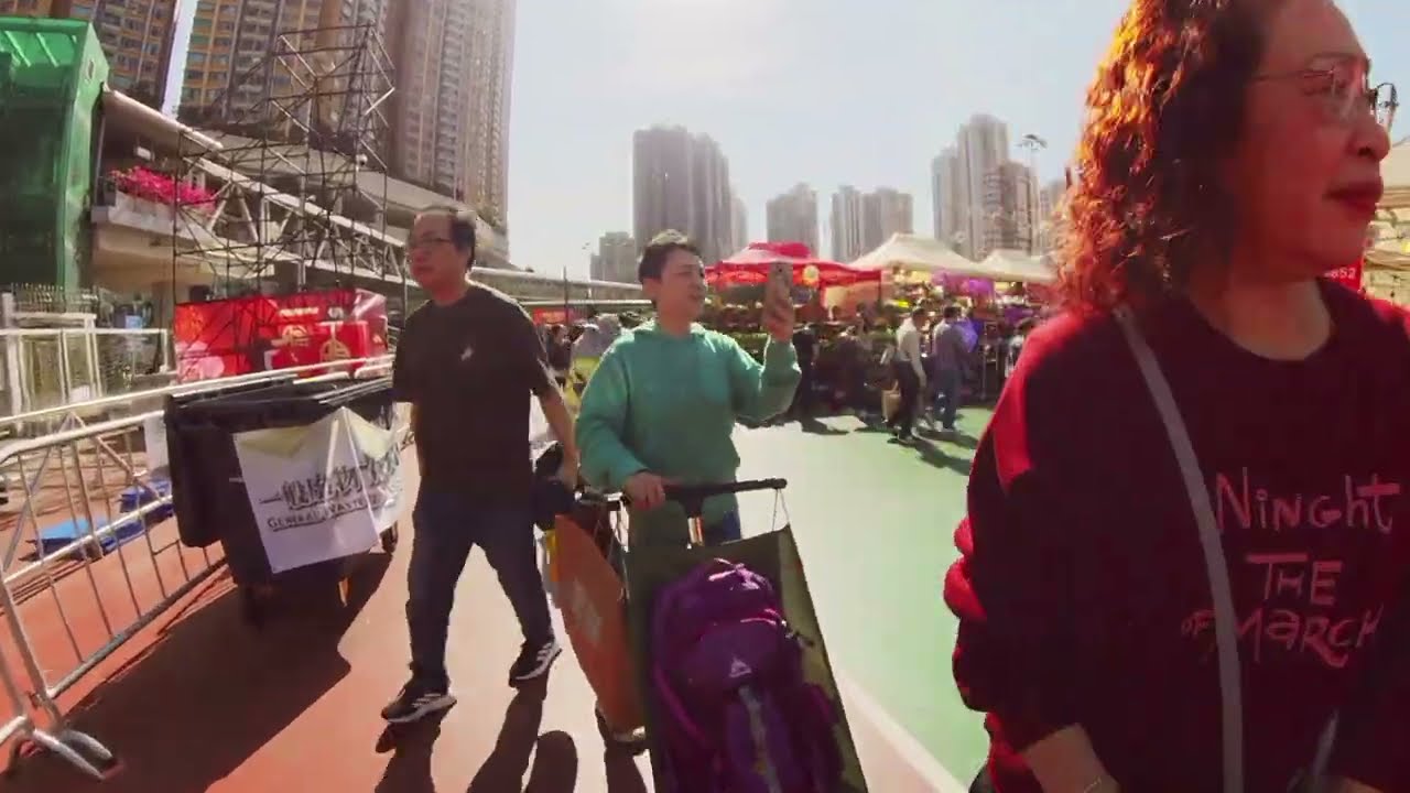 荃灣年宵花市2026🚶🏻‍♂️丨舒壓(City Walk）沙咀道遊樂場  2026年2月 攝 Hong Kong🇭🇰荃灣