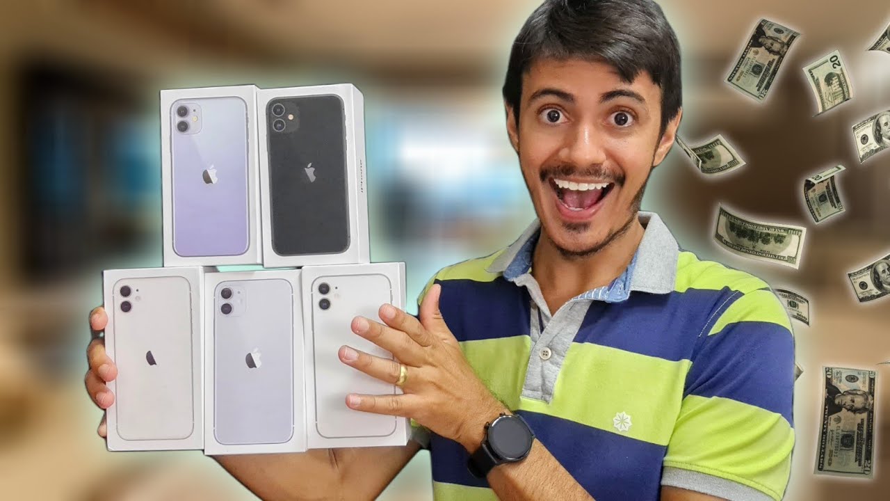 CHEGOU!!! 5 IPHONES 11 que comprei no ALIEXPRESS | O melhor UNBOXING do YOUTUBE!