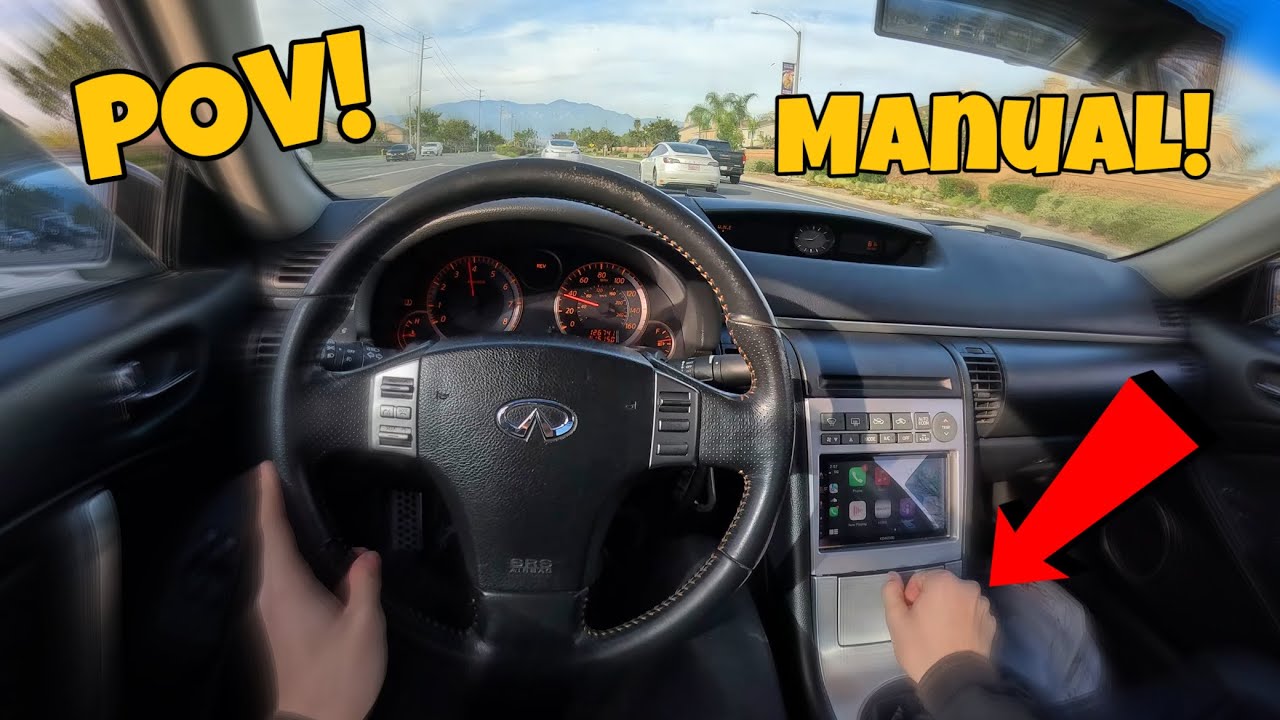 MANUAL INFINITI G35 POV DRIVE! *MOTORDYNE EXHAUST*
