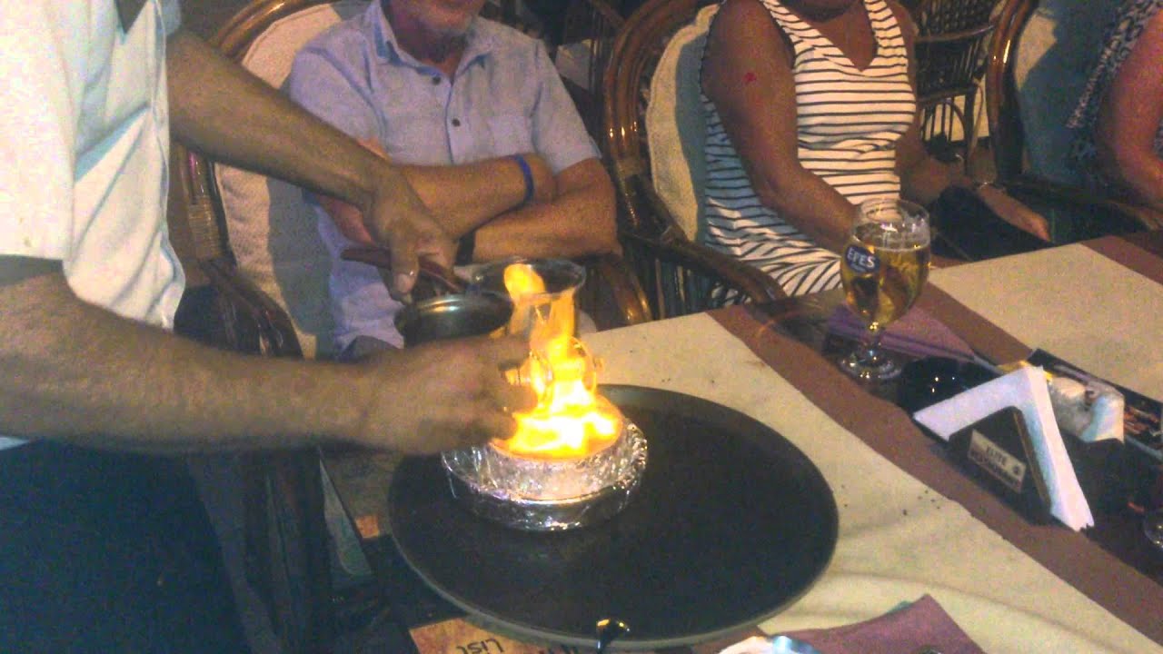 Irish Coffee på Elite Restaurant i Alanya mai 2014