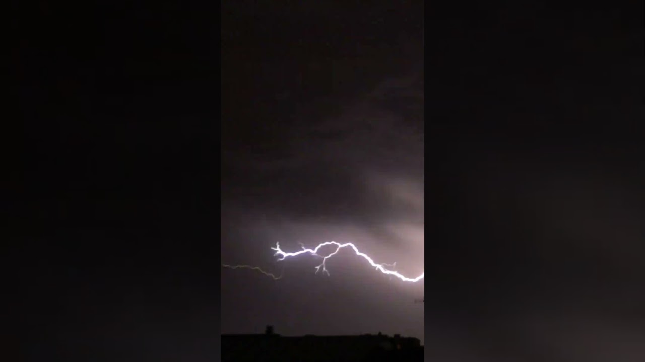 LOUD THUNDER ROARING IN THE SKY ⚡️#calm #relax #viral #peacefulsounds #fyp #thunder #thunderstorm