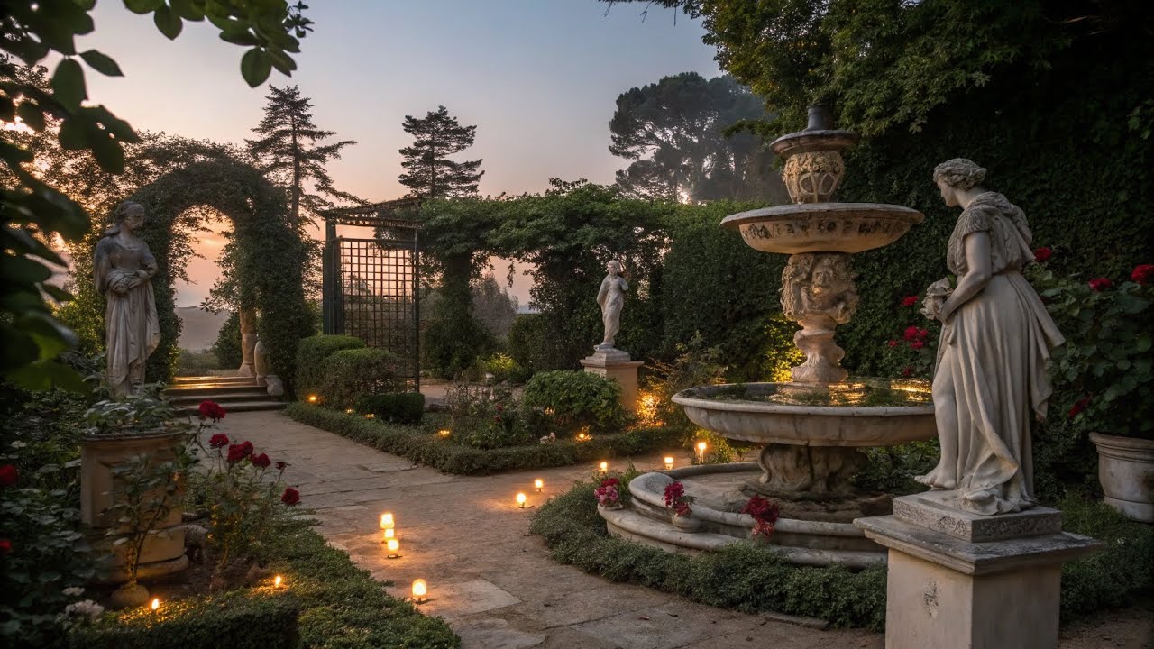 Gothic Romantic Castle Garden • 3.5h Dark Academia Music