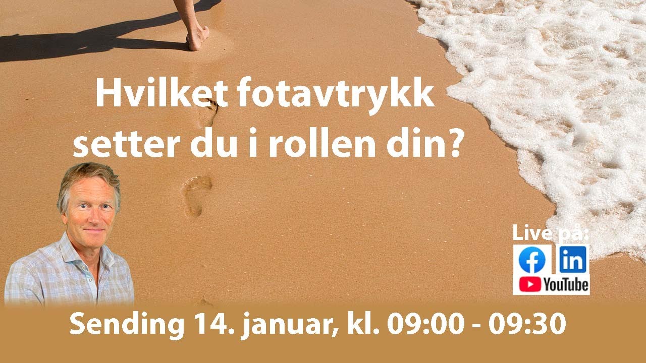 Hvilket fotavtrykk setter du i rollen din? Av Trodal AS