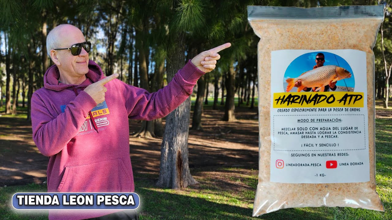 🐟 HARINADO ATP | Pesca Carpa, Boga, Bagre🎣 | Tienda Leon Pesca