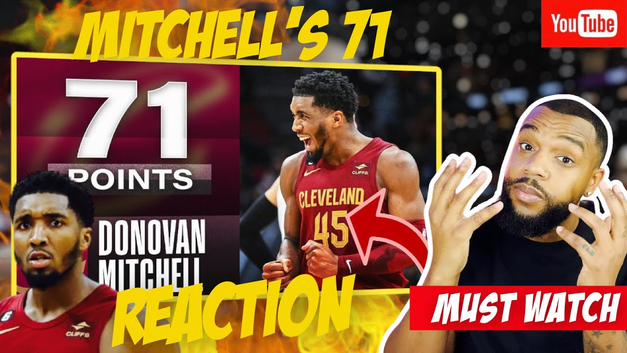 DONAVAN MITCHELL'S 71 POINT (CAREER HIGH) | ‼️REACTION‼️