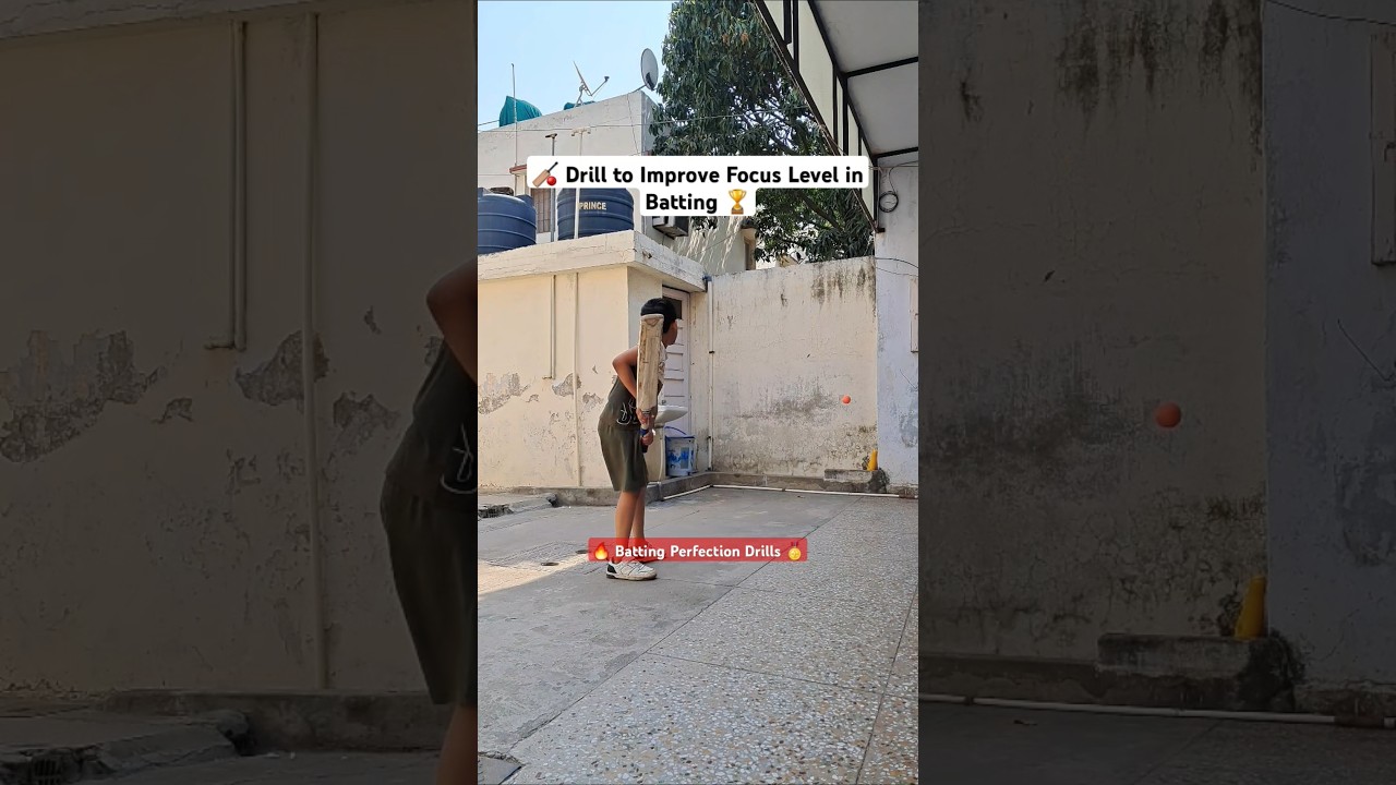 How to Improve Focus level in batting 🏏🔥 #shorts #cricket #trending