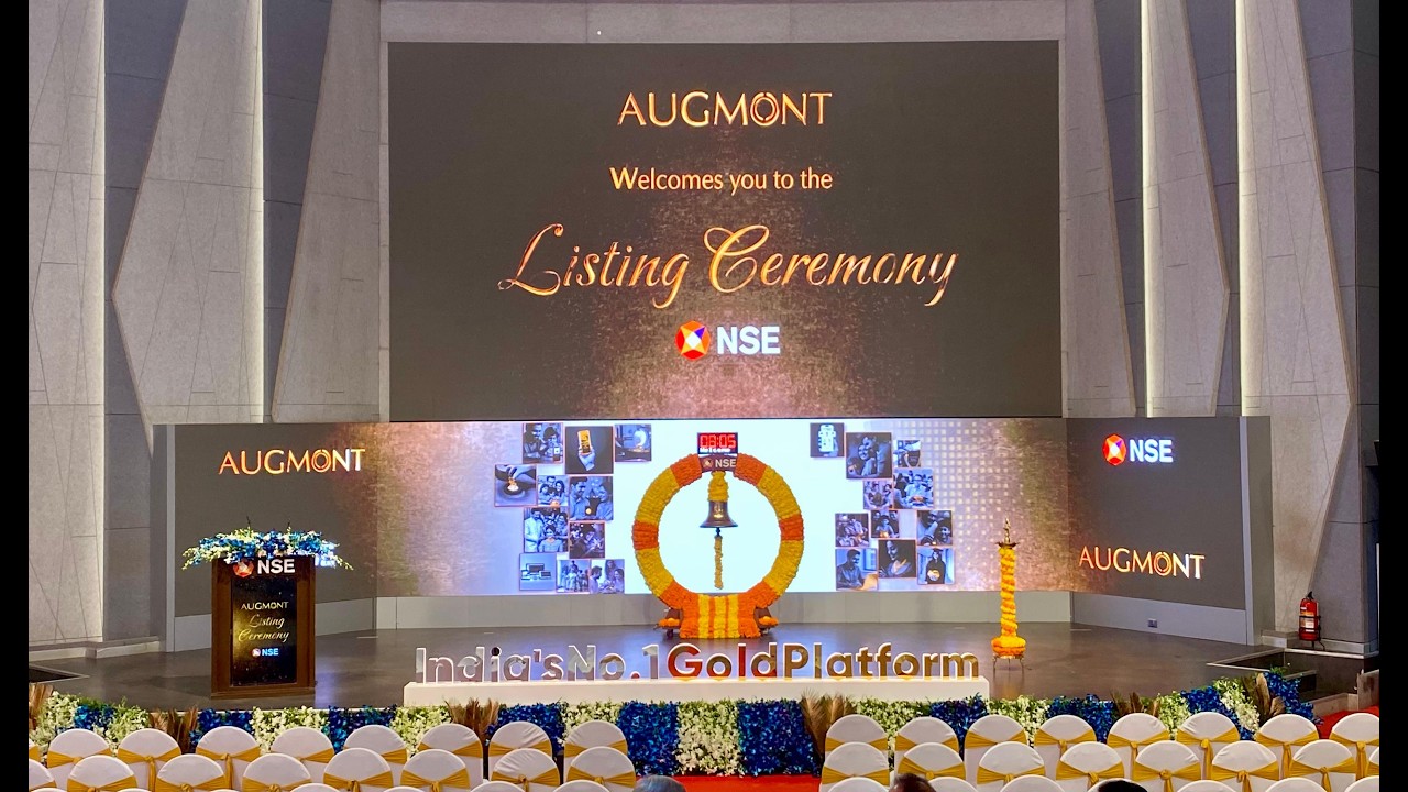 Listing ceremony of Augmont Enterprises Limited
