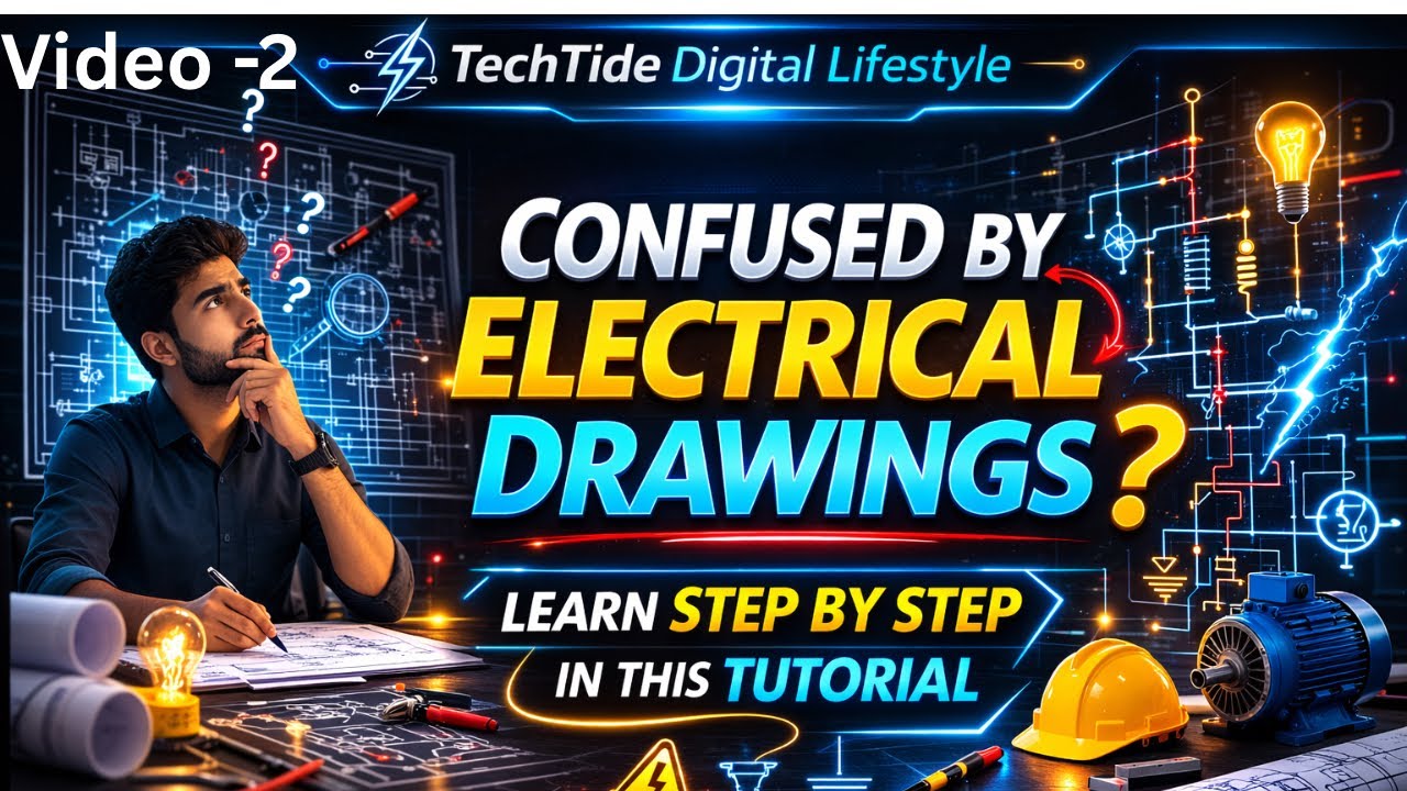 Confused by Electrical Drawings? Learn 5-Step Reading Method Easily! Complete Beginner Tutorial -2