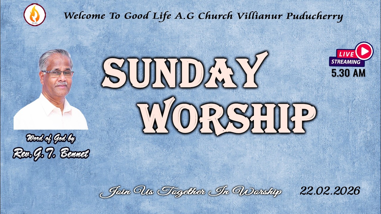 Sunday Worship | 22-02-2026 | 5.30 AM | Live