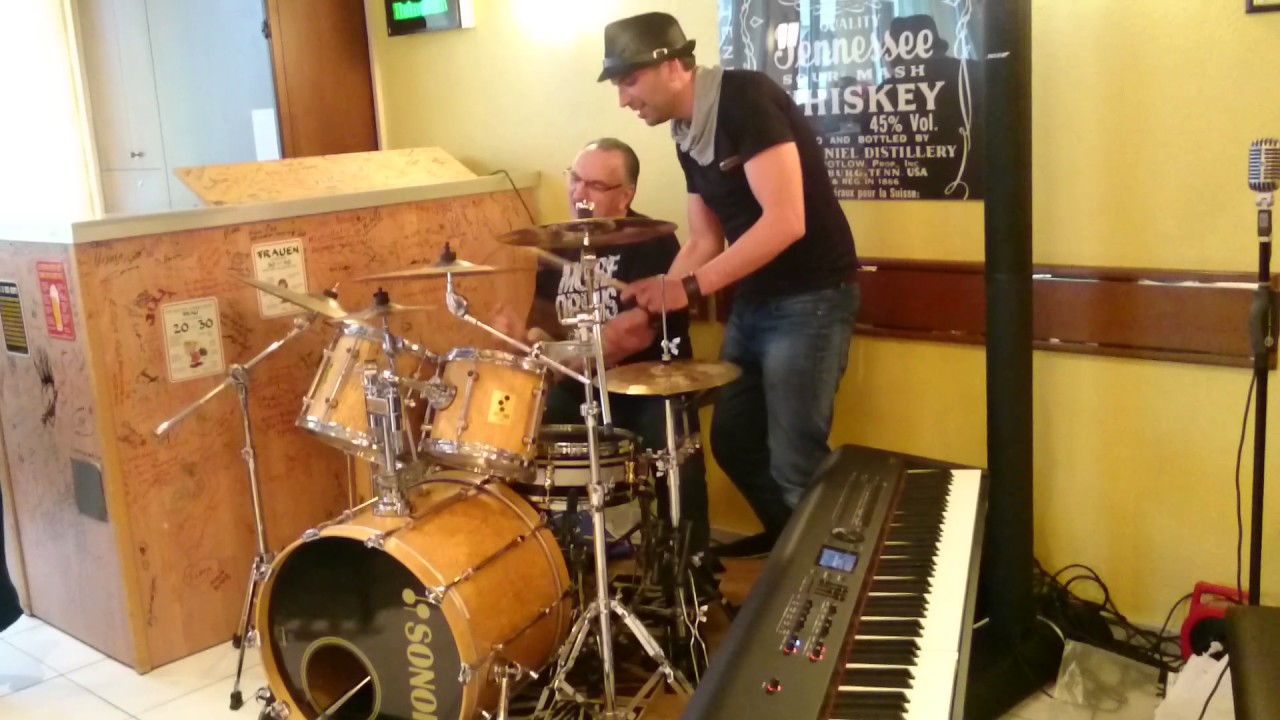 Alain Boog & Mario Lepore - Livemusik im Restaurant chlyne Hecht am 31. März 2017 (1)