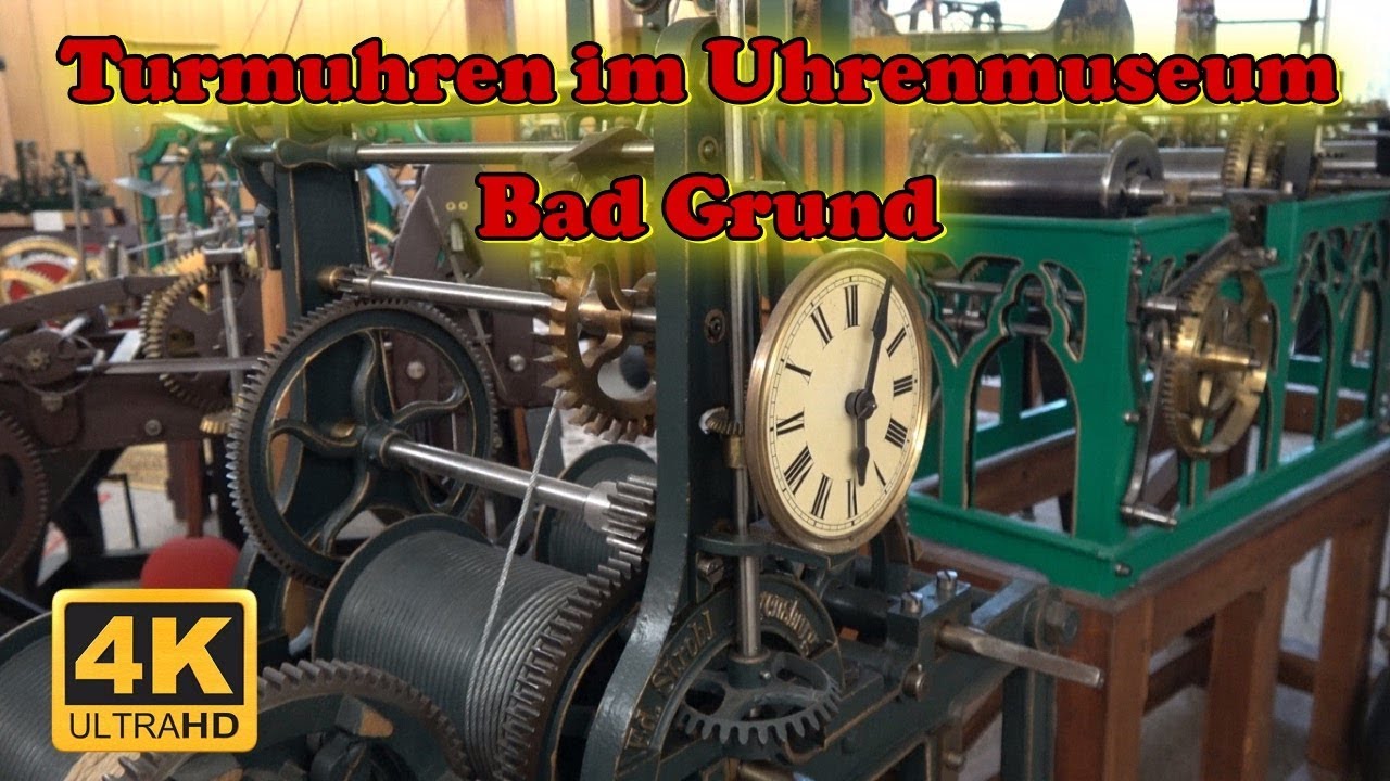 Die Turmuhren im Uhrenmuseum von Bad Grund