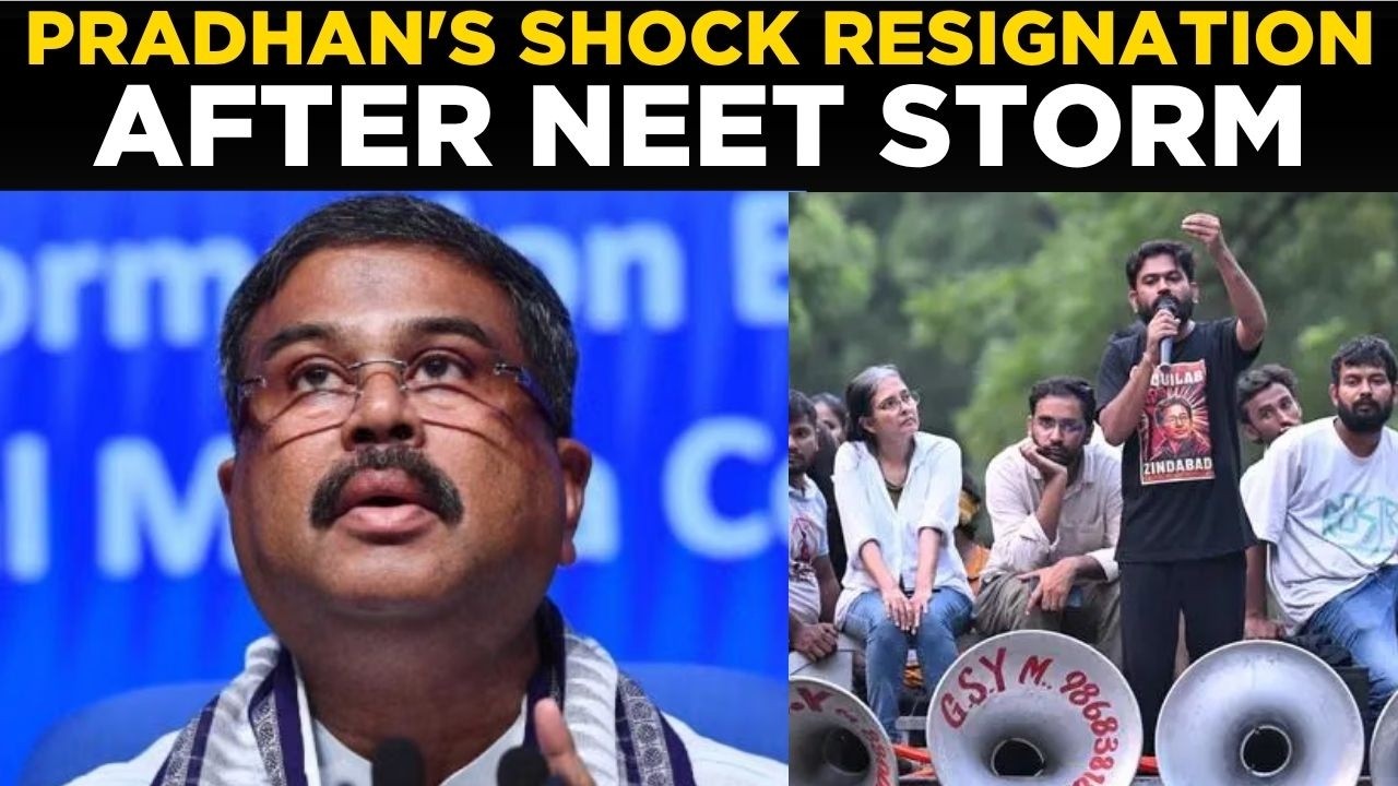 BREAKING NEWS LIVE: Dharmendra Pradhan Resigns as Union Education Minister | NEET Row Fallout