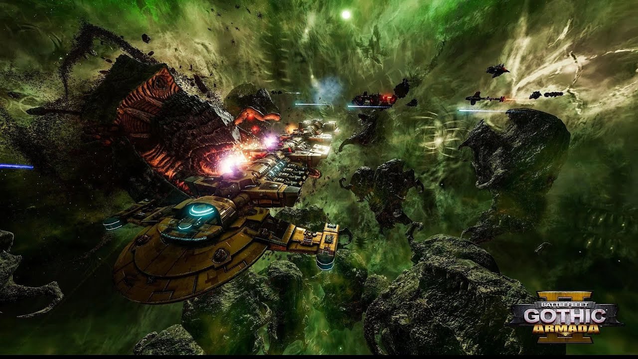 Battlefleet gothic armada 2 Multiplayer 2vs2 №135 Tau Balls