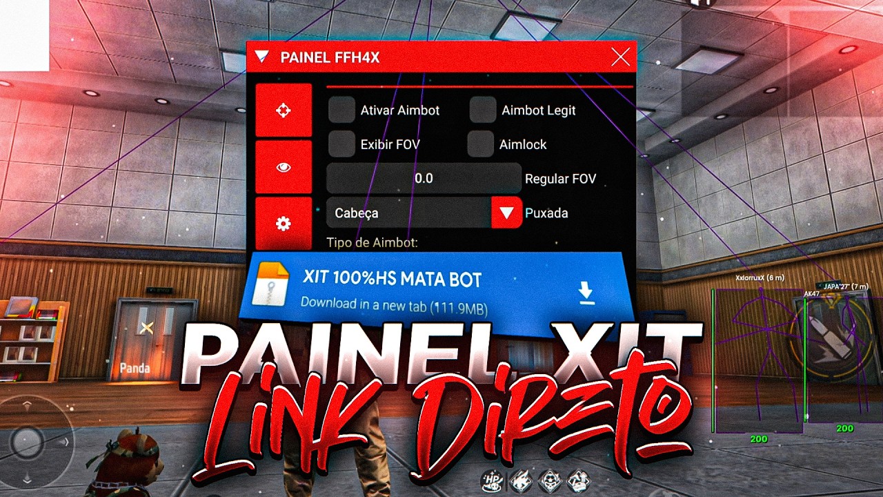 PAINEL🚀🔥XIT REGEDIT MOBILE GR&Aacute;TIS PARA FF 2026 + FFH4X PARA ANDROID E IPHONE XIT PARA MOBILE FF
