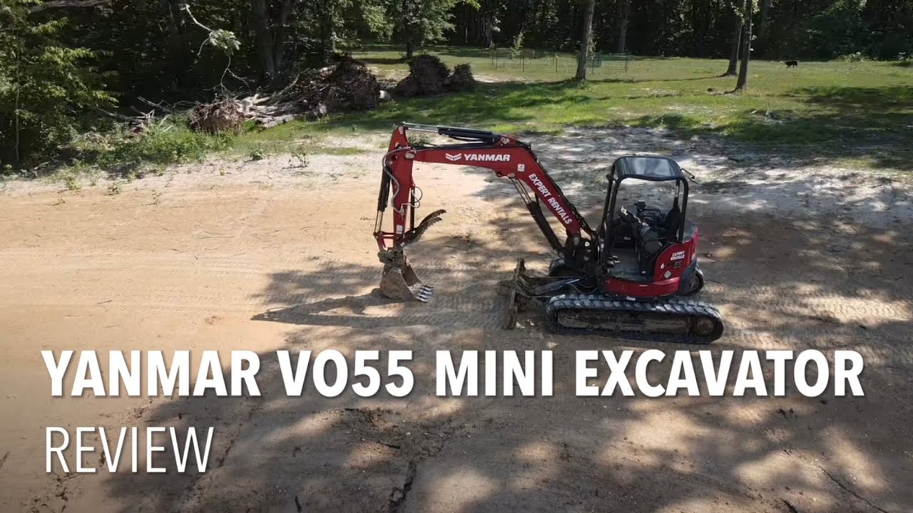 Обзор мини-экскаватора Yanmar VO55