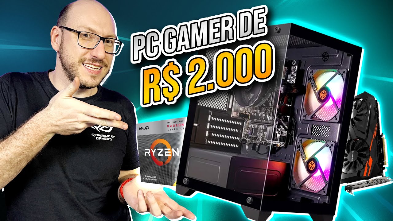 PC Gamer de R$ 2.000: D&Aacute; PRA JOGAR com ISSO?