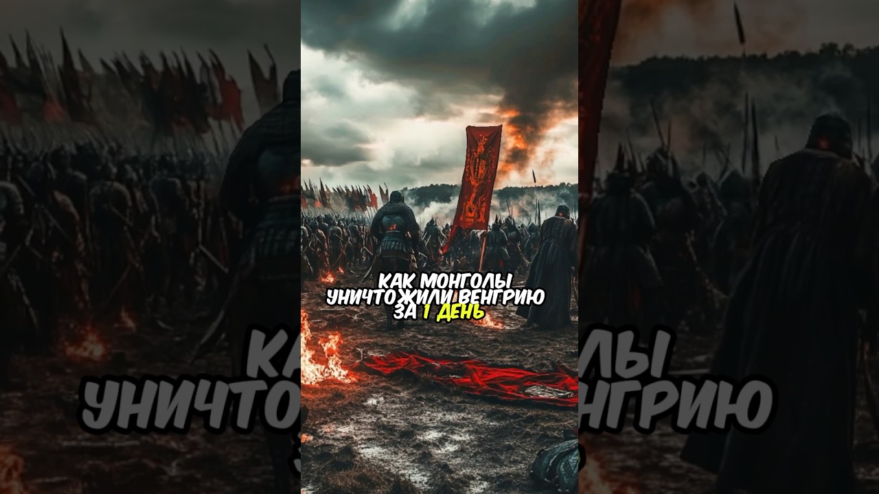 Как Монголы уничтожили Венгрию за 1 день #монголы #чингисхан #история #война