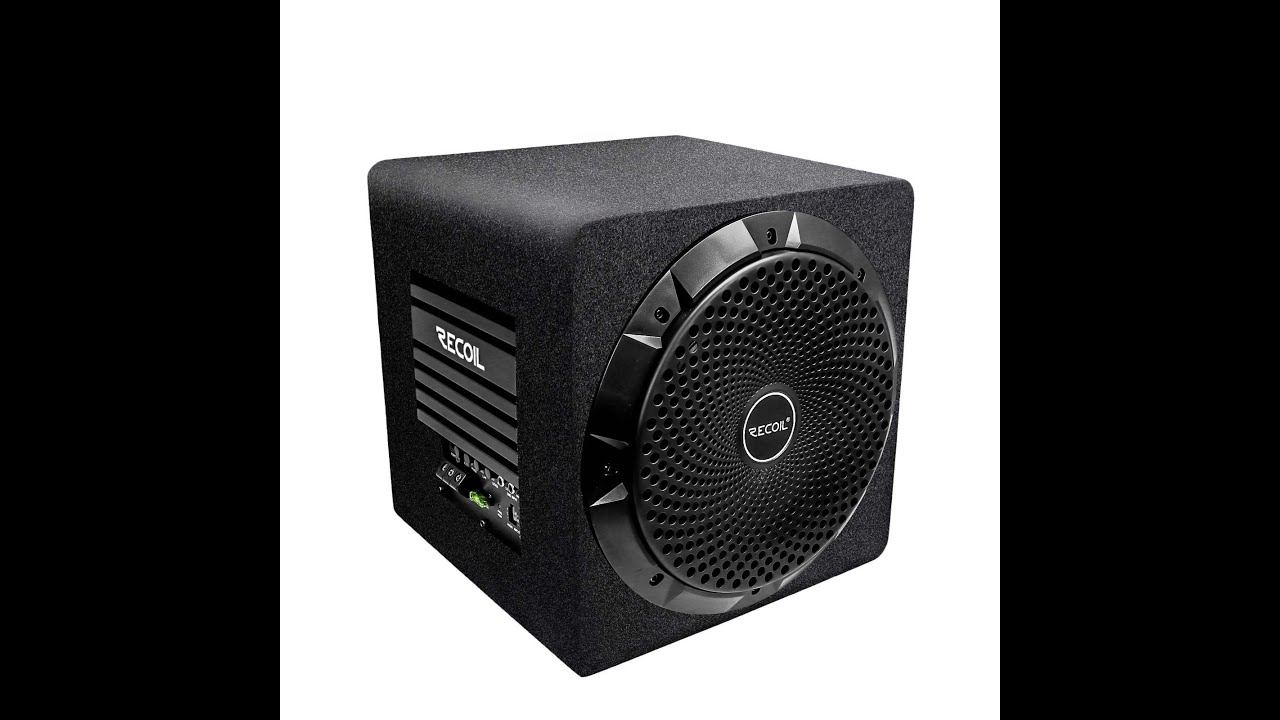 Recoil Audio passive radiator powered subwoofer review SW10P by Robot Underground 🤖💕  1cf of BASS!