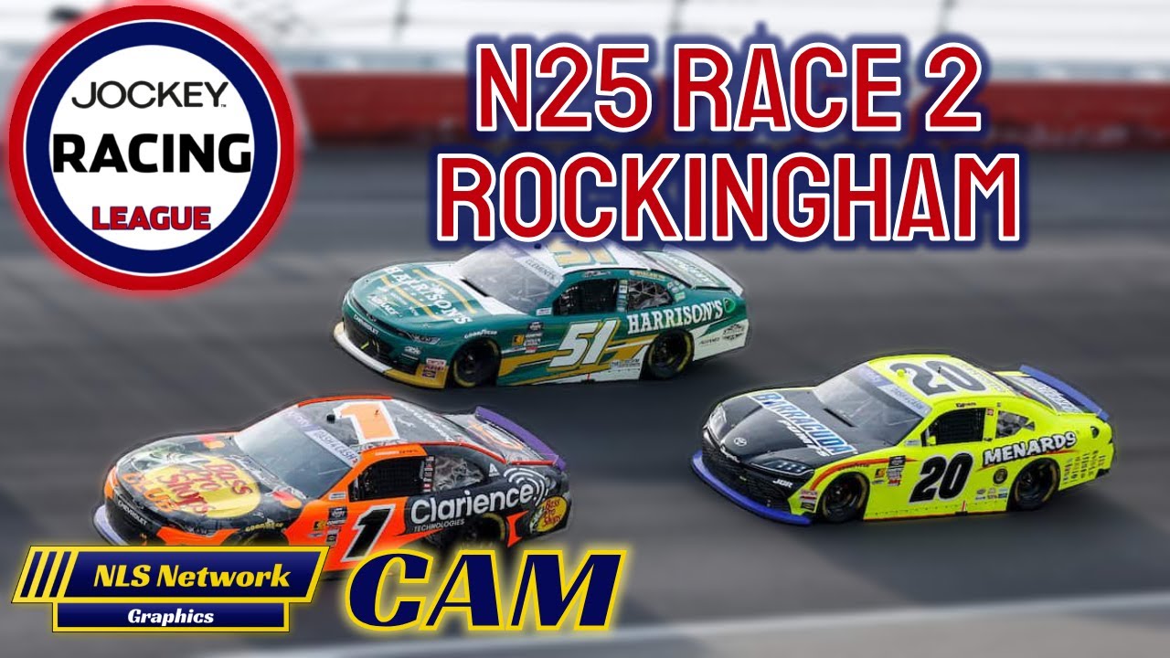 Jockey Racing League | NASCAR 25 Race 2 - Rock Hard for Rockingham 110