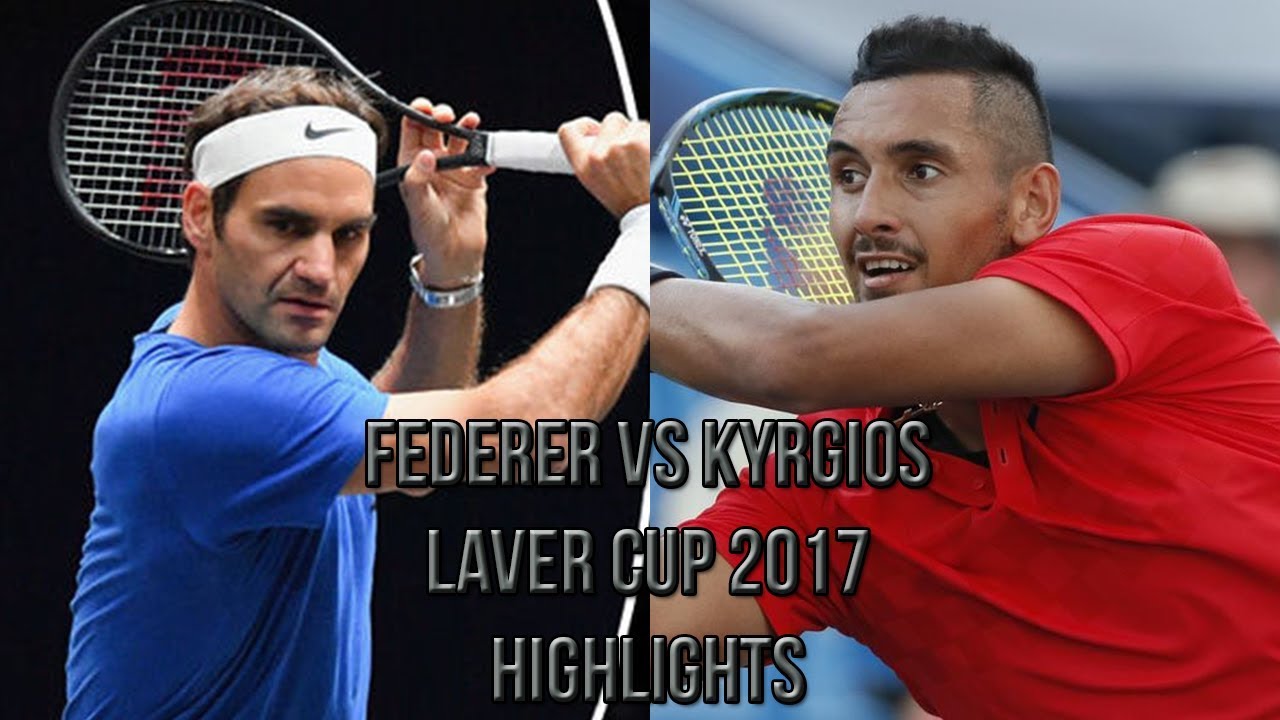 Roger Federer Vs Nick Kyrgios - Laver Cup 2017 (Highlights HD)
