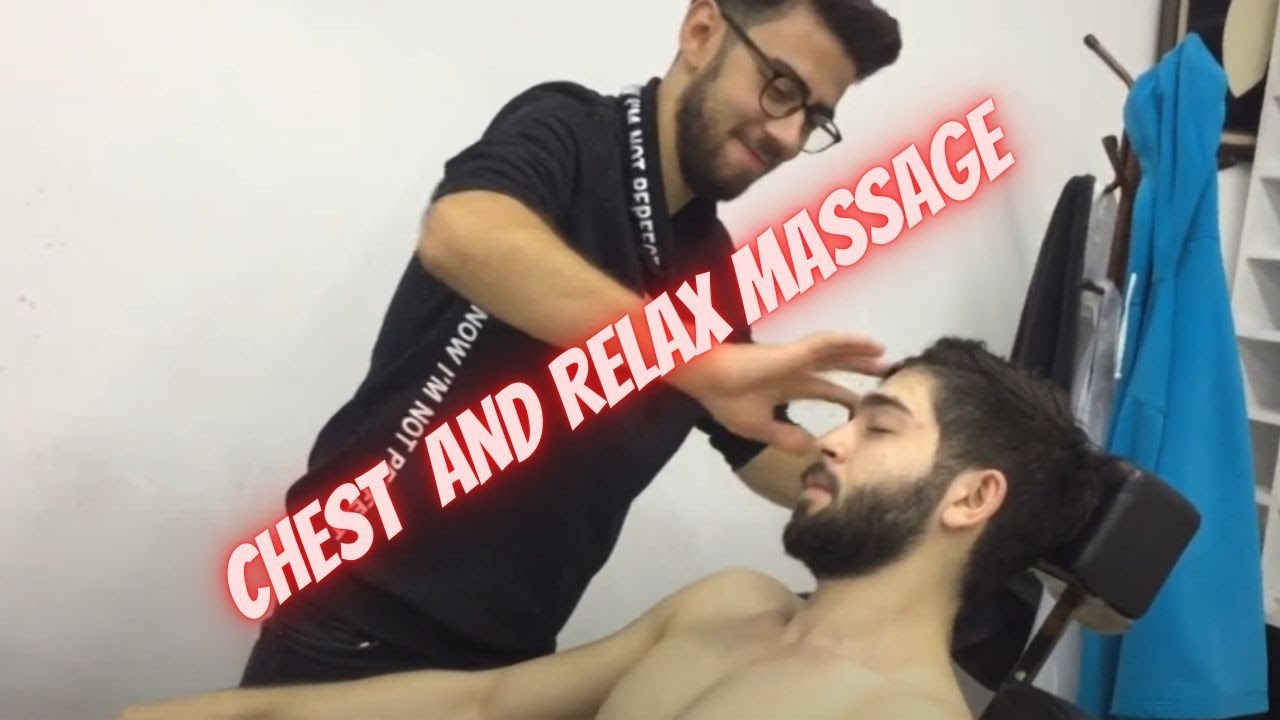 ASMR LEGANDRY TURKISH BARBER MASSAGE-Asmr chest,face,head,back.hand,arm