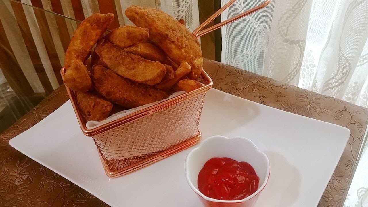 Crispy and Crunchy Potato Wedges - Dubai Kitchen