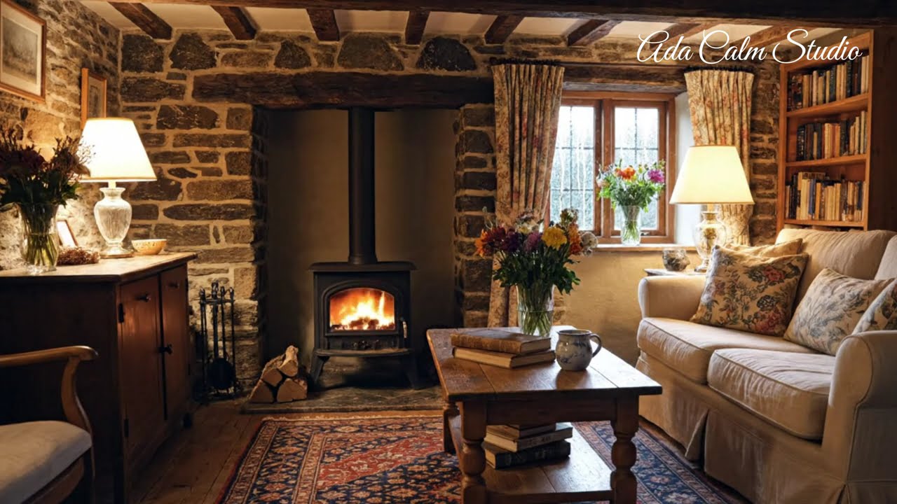 Escape to a Rainy English Cottage 🌧️ | Cozy Lofi Piano for Your Soul