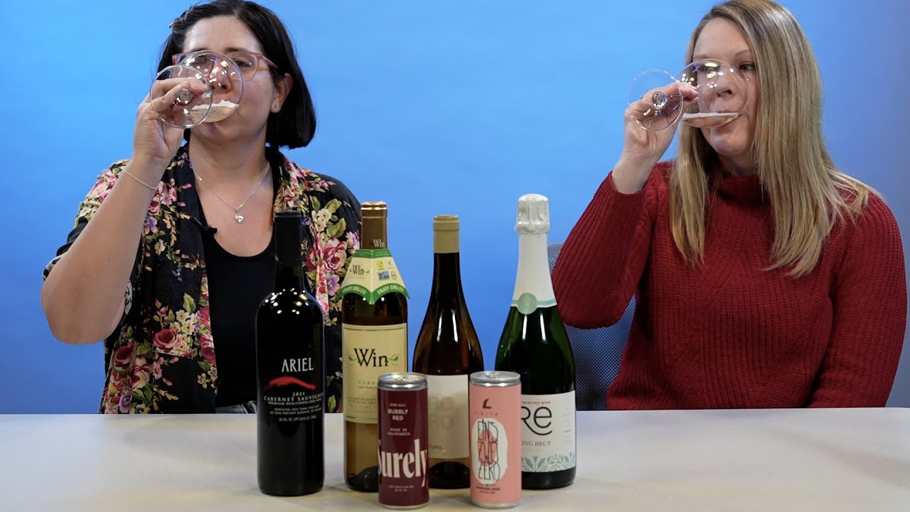 We tried 6 non-alcoholic wines for dry January. Here's what we thought.