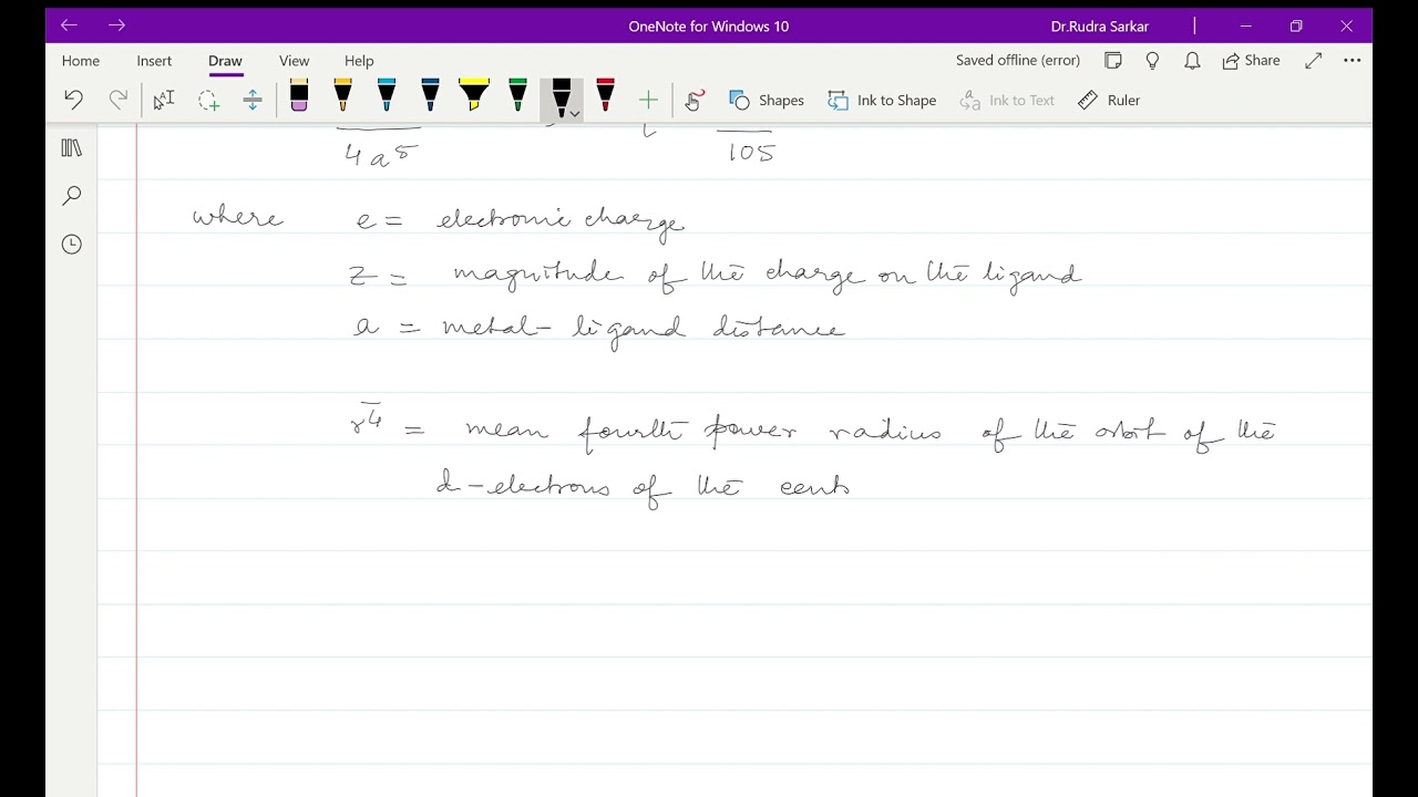 CRYSTAL FIELD THEORY  WHAT IS Dq for ugc net,  iit jam chemistry,  tifr gs , gate chem